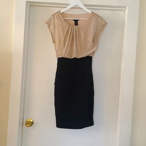 Gold & Black Cocktail Dress 6